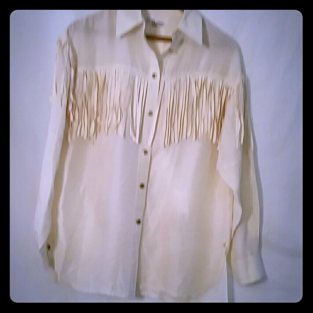 Carol Horn shirt 100% silk